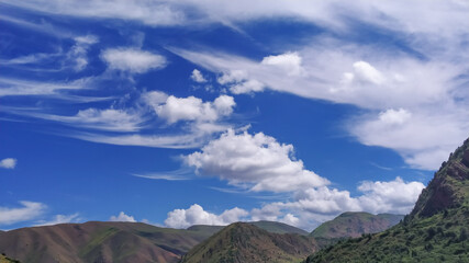 Clouds map,
clouds in the mountains