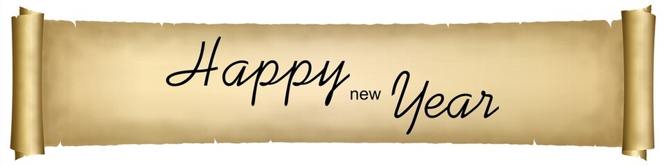 Greeting card with text Happy New Year