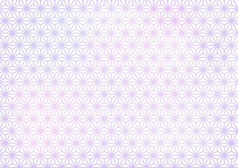 和風背景　麻の葉