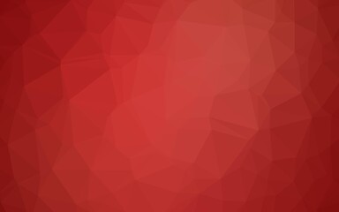 Light Red vector triangle mosaic cover.