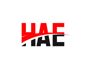 HAE Letter Initial Logo Design Vector Illustration