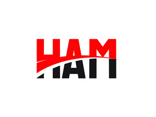 HAM Letter Initial Logo Design Vector Illustration