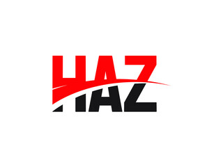 HAZ Letter Initial Logo Design Vector Illustration