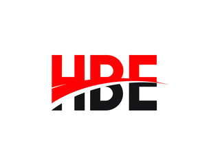 HBE Letter Initial Logo Design Vector Illustration