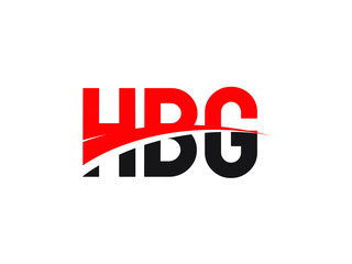 HBG Letter Initial Logo Design Vector Illustration © Rubel
