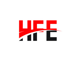 HFE Letter Initial Logo Design Vector Illustration