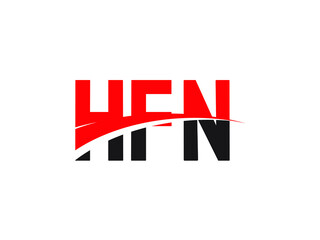 Obraz premium HFN Letter Initial Logo Design Vector Illustration