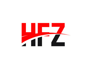 Obraz premium HFZ Letter Initial Logo Design Vector Illustration