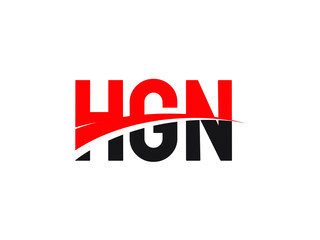 HGN Letter Initial Logo Design Vector Illustration