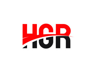 HGR Letter Initial Logo Design Vector Illustration