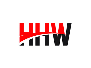 HHW Letter Initial Logo Design Vector Illustration