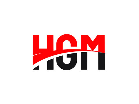 HGM Letter Initial Logo Design Vector Illustration