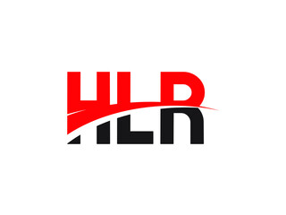 HLR Letter Initial Logo Design Vector Illustration