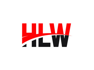 HLW Letter Initial Logo Design Vector Illustration