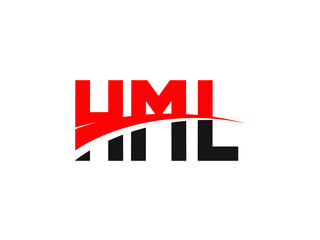 HML Letter Initial Logo Design Vector Illustration
