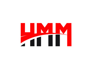 HMM Letter Initial Logo Design Vector Illustration