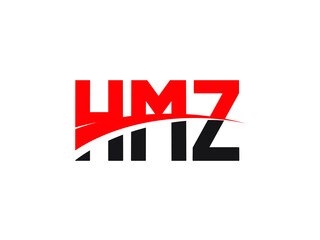 HMZ Letter Initial Logo Design Vector Illustration