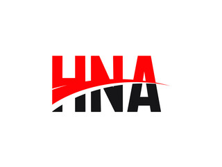 HNA Letter Initial Logo Design Vector Illustration