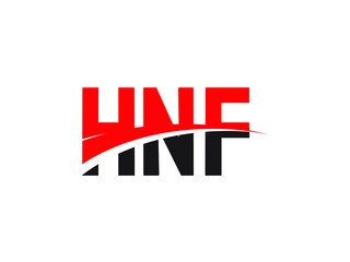 HNF Letter Initial Logo Design Vector Illustration