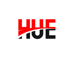 HUE Letter Initial Logo Design Vector Illustration