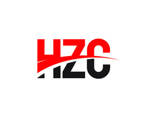 Obraz premium HZC Letter Initial Logo Design Vector Illustration