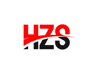 HZS Letter Initial Logo Design Vector Illustration