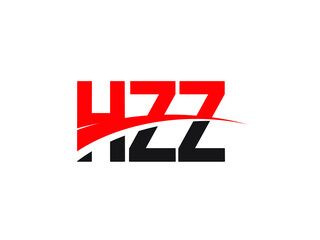 HZZ Letter Initial Logo Design Vector Illustration