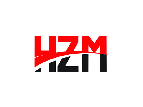 HZM Letter Initial Logo Design Vector Illustration