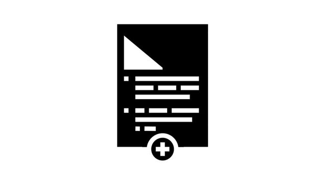Subscription Content glyph icon animation. Buying Video Game And Music, Electronic Book And Film, Subscription On Blog Or Video Channel