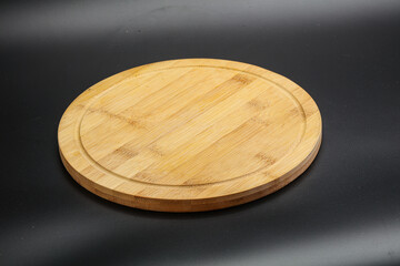 Wooden board for kitchen isolated