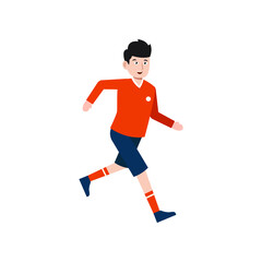 Fototapeta na wymiar soccer player character vector illustration design