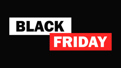 Black Friday. Big sales and discounts. Black friday sale poster or banner. Illustration