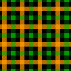 Buffalo plaid seamless pattern, Gingham background, Tartan scottish pattern, Vector Illustration