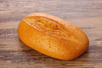 Homemade crust Bread loaf isolated
