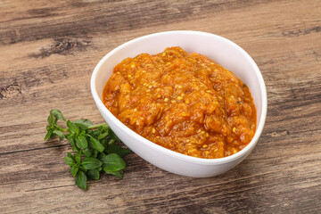 Caucasian cuisine - Mangal salad with vegetables
