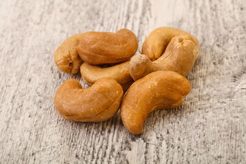 Natural organic Cashew nut heap