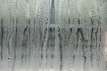 water drops on glass, rain drops on window, Abstract background texture