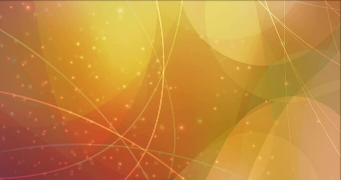 4K looping light red, yellow animation with sharp lines, dots. Decorative moving design in abstract style with lines. Clip for mobile apps. 4096 x 2160, 30 fps.