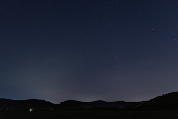 night sky with stars