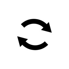refresh icon, arrow vector, web illustration
