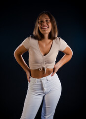 Attractive trendy woman