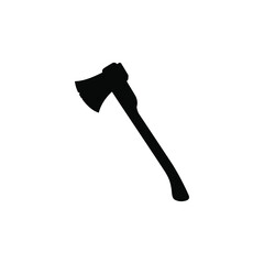 Axe icon vector. forester illustration sign. chop wood symbol or logo.