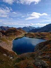 Naklejka na ściany i meble Lago del Narèt is a lake in Val Sambuco, Ticino, Switzerland
