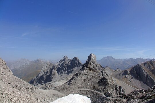 Ausblick am Valluga 2