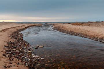 beach at sunset