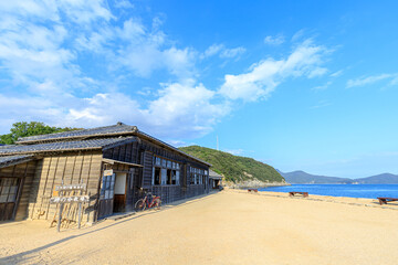 二十四の瞳映画村　分教場　香川県小豆島　Twenty-four eyes movie village detached classroom Kagawa-ken Shodoshima