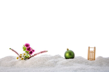 Winterlandschaft Kunstschnee