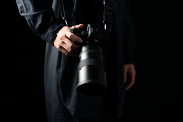 Naklejka premium Photographer