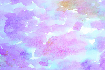 Fototapeta na wymiar Soft abstract colors splash background. Flowing colors, multicolored soft background. Watercolor texture with flowing colors.
