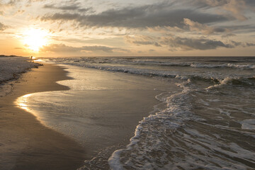 Sunrise on the beach